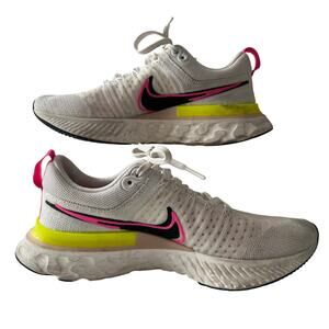 Nike Women React Infinity Run Flyknit 2 'Rawdacious' Running DJ5396-100 size 8.5